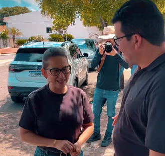 Prefeito Xicão Tavares recebe deputada Débora Almeida em agenda de visitas a obras em Verdejante