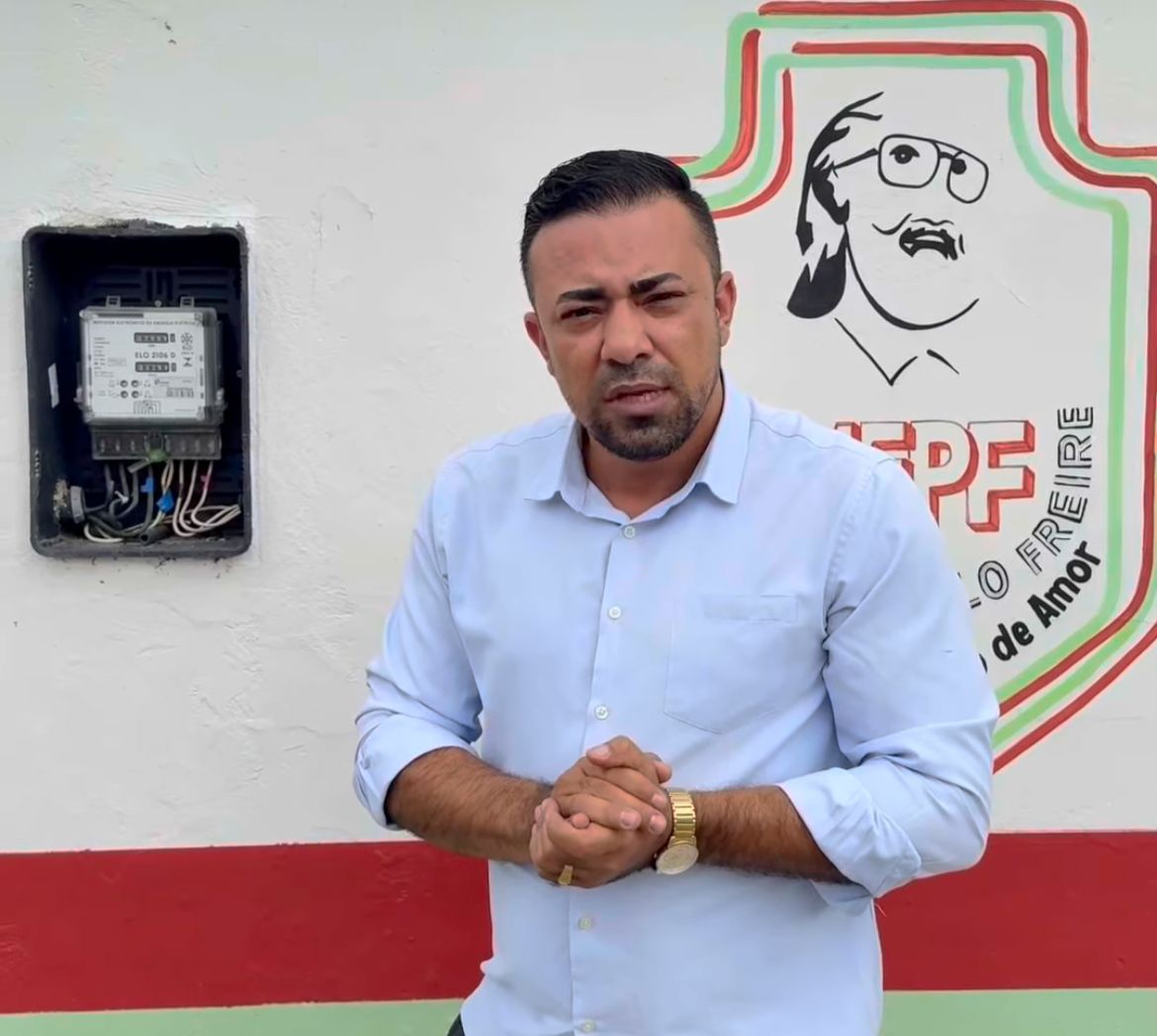 Vereador Tiago de Vilma critica gestão após corte de energia em três escolas de Cedro