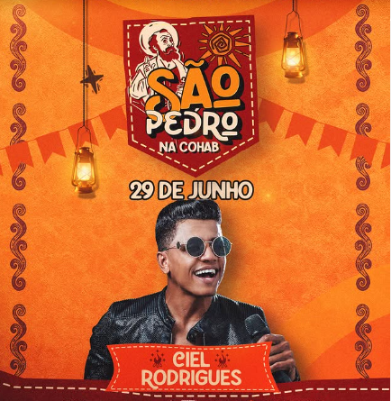Prefeitura de Verdejante promove São Pedro na Cohab com show de Ciel Rodrigues